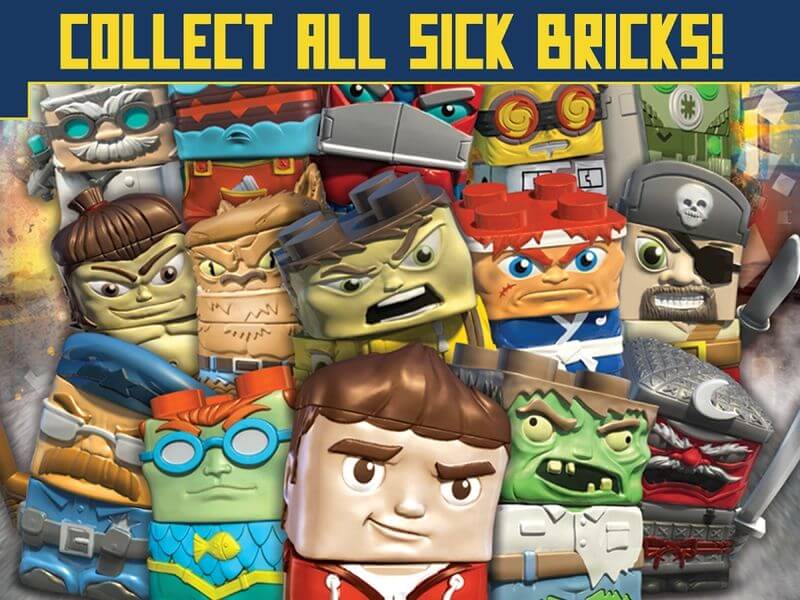 Игры для детей Sick Bricks