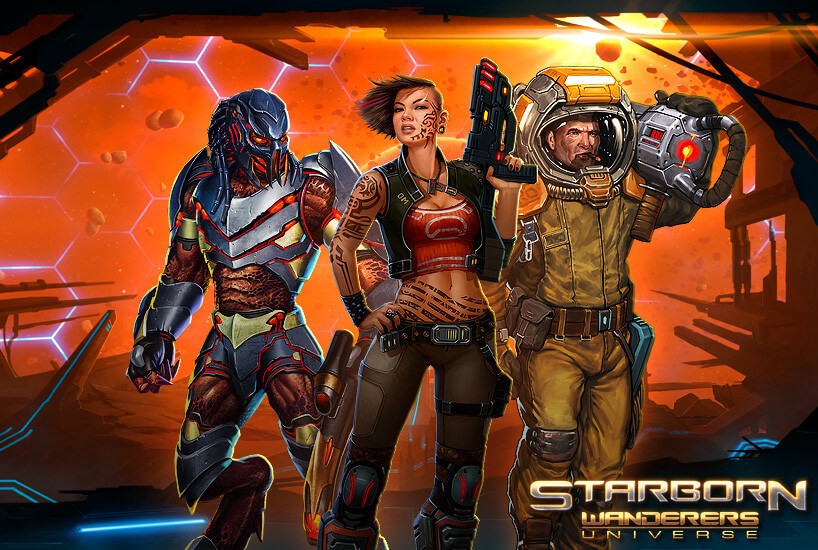 Starborn Wanderers Universe космическая игра