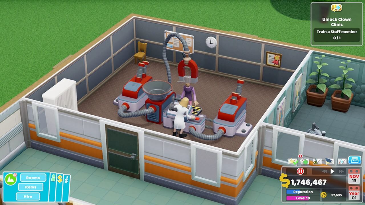 Two Point Hospital интересная игра