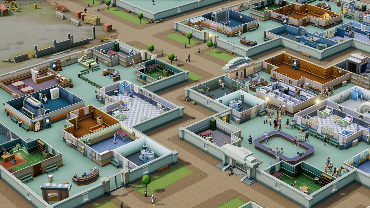 Two Point Hospital игра с юмором