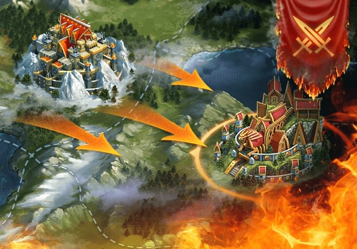 Графика и звуковое оформление Vikings: War of Clans